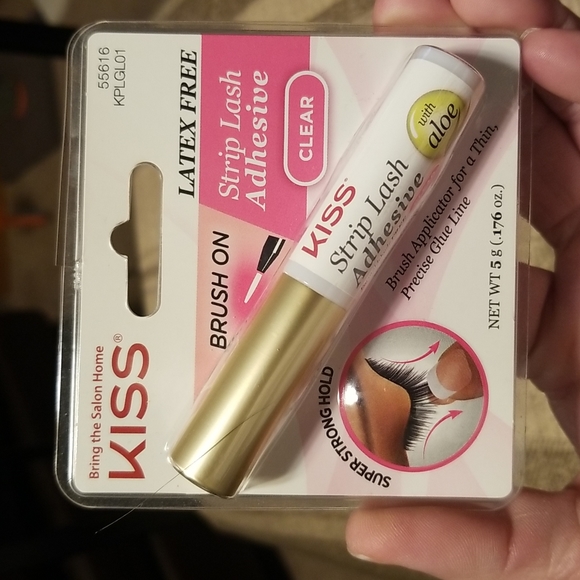 2 pairs eyelashes and lash adhesive. Never opened. KISS brand. - Picture 5 of 5